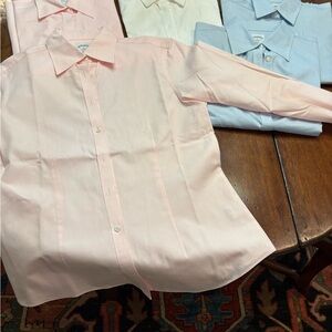 Bundle of 5 new Brooks Brothers Pink and Blue Dress Shirts
